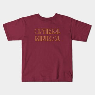 Optimal Minimal Kids T-Shirt